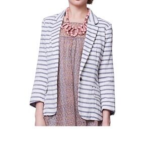 Anthropologie by Isabella Sinclair Striped Jacket Women Size Small
